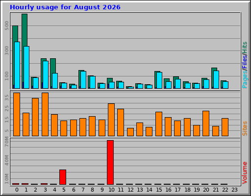 Hourly usage for August 2026 Hourly usage for August 2026